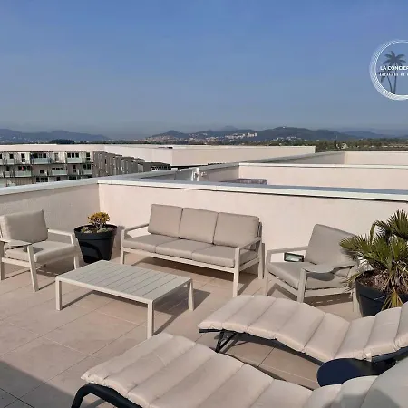 L'horizon - Piscine - A 50m De La شقة Hyères